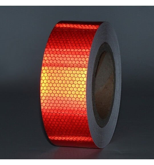 Kırmızı Reflektif Bant 5cm x 50mt Kamyonlar için Geri Yansıtıcı (ADL4101)