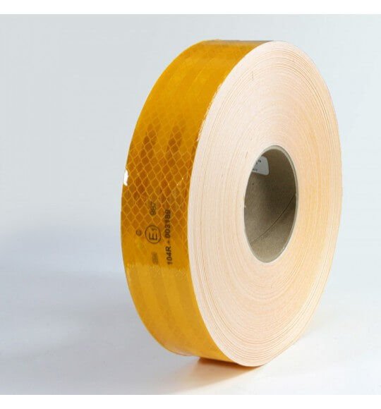 Sarı Reflektif Bant 5cm x 50mt Kamyonlar için Geri Yansıtıcı (ADL4102)