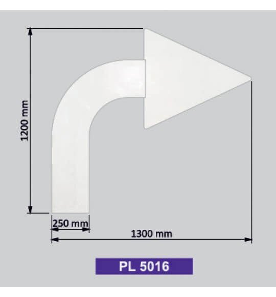Yapışkanlı Zemin Uyarı İşareti PL (ADL5016)