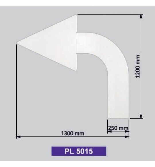 Yapışkanlı Zemin Uyarı İşareti PL (ADL5015)