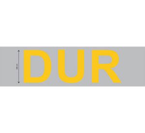Yapışkanlı Uyarı Zemin İşaretleri PL (ADL5030)