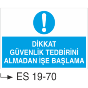 Kulaklık ve Maske Kullan-Uyarı  Levhası