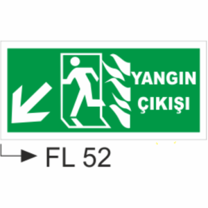 Yangın Çıkışı - Uyarı Levhaları