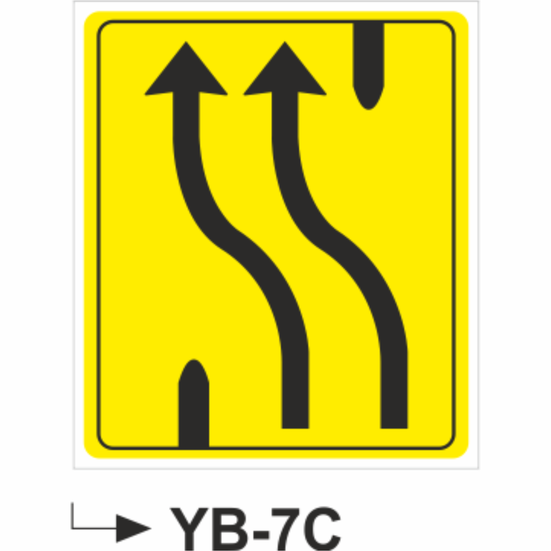 YB-7C- Uyarı Levhası