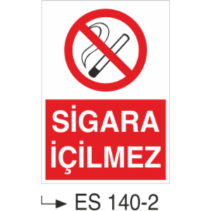 Sigara İçilmez- Uyarı Levhası