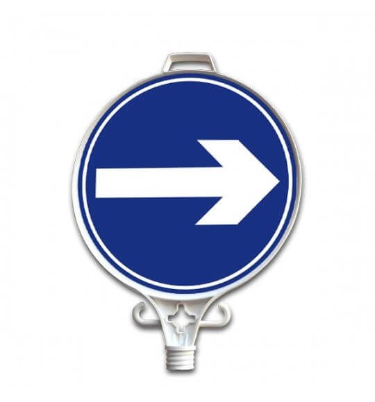 Sağa Mecburi Yön Levhası (ADL2903)