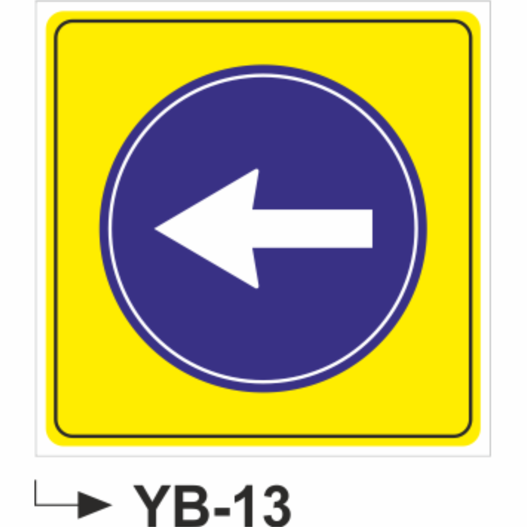 YB-13 Uyarı Levhası