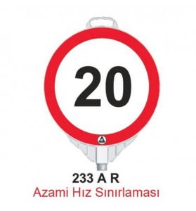 Azami Hız 20km Levhası (ADL233)