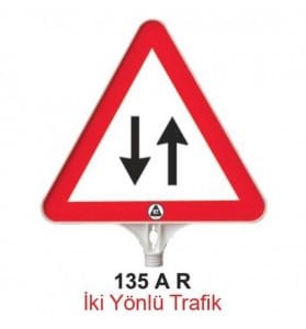 İki Yönlü Trafik Levhası (ADL135)