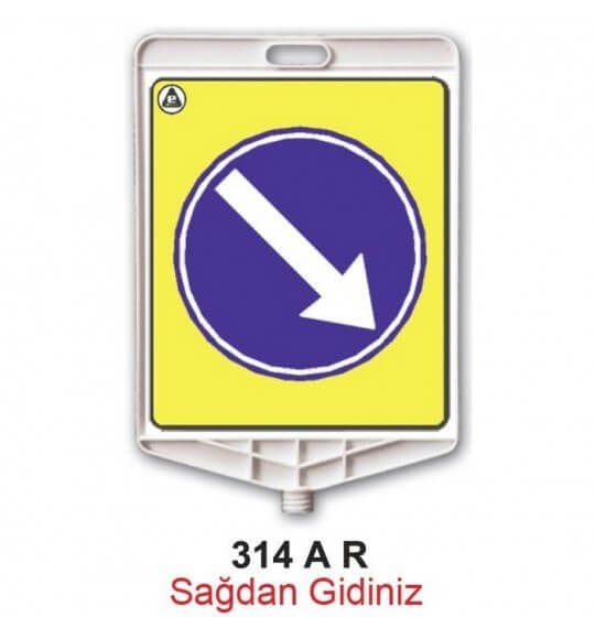 Sağdan Gidiniz Levhası (ADL314)