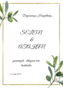 Düğün Karşılama Panosu (KRP0006)