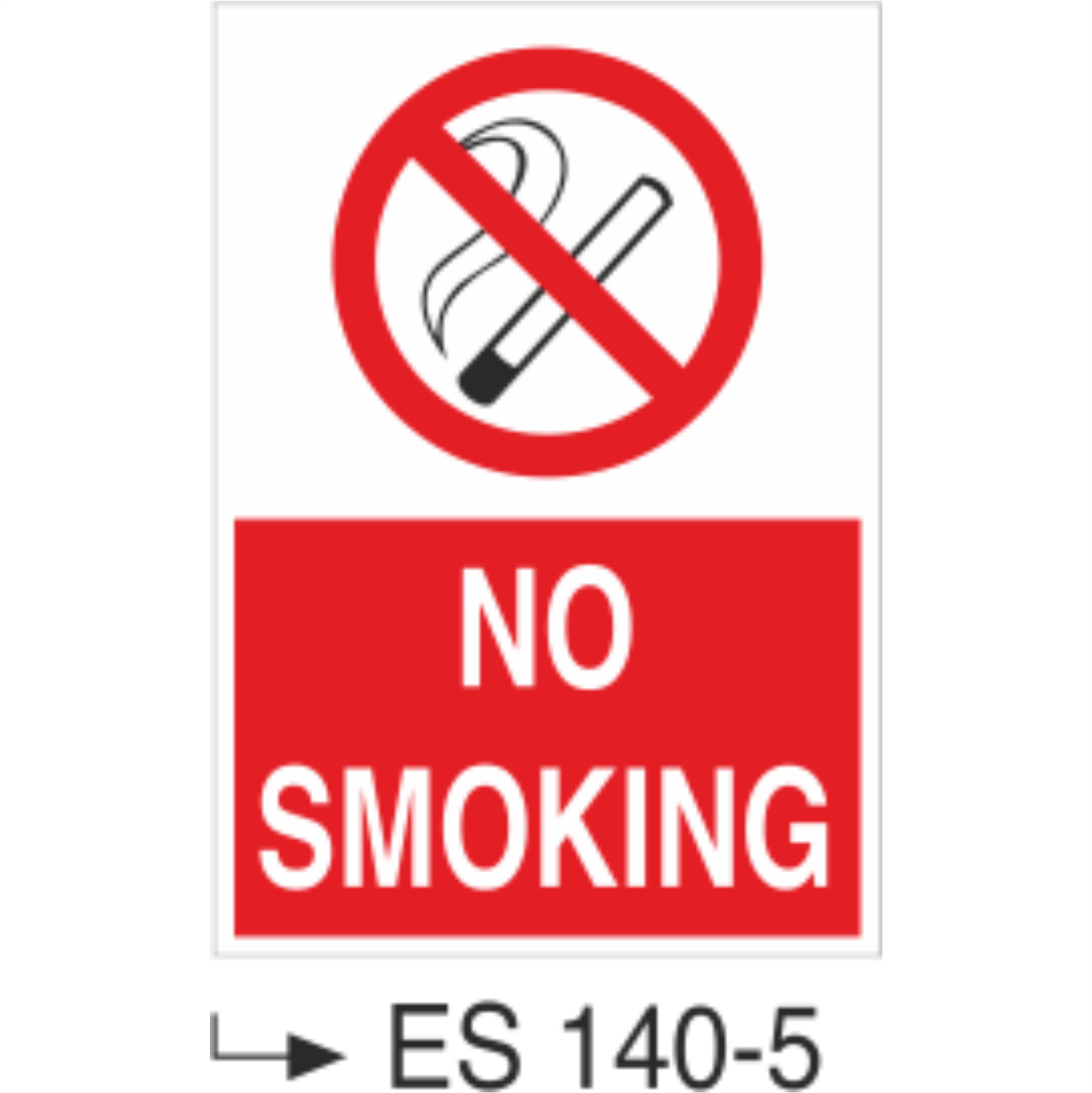 No Smoking- Uyarı Levhası