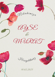 Nikah Karşılama Panosu (KRP0017)
