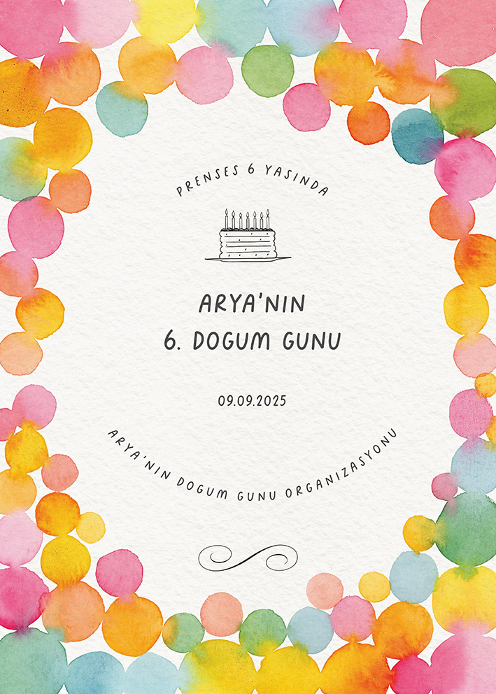 Doğum Günü Karşılama Panosu (KRP0027)