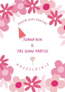 Doğum Günü Karşlama Panosu  (KRP0029)