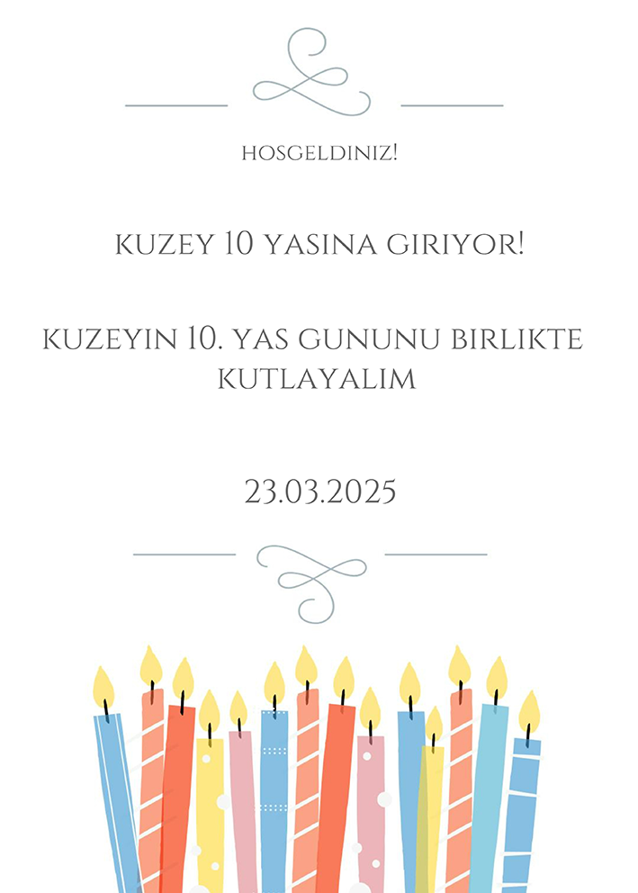 Doğum Günü Karşlama Panosu (KRP0030)