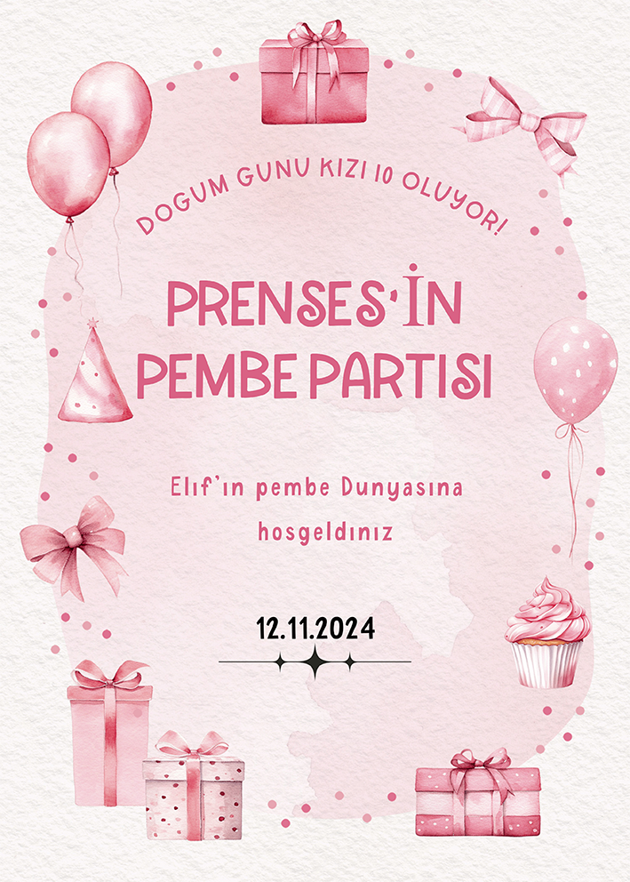 Doğum Günü Karşlama Panosu  (KRP0033)