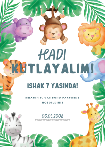 Doğum Günü Karşlama Panosu  (KRP0034)