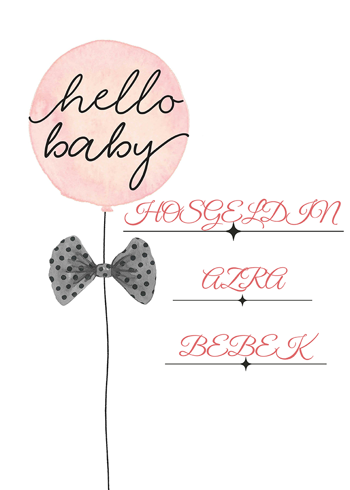 Baby Shower Karşılama Panosu (KRP0058)