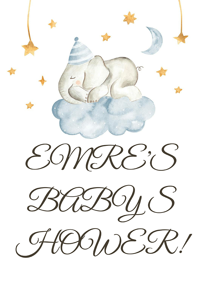 Baby Shower Karşılama Panosu (KRP0061)