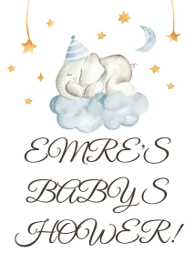 Baby Shower Karşılama Panosu (KRP0061)