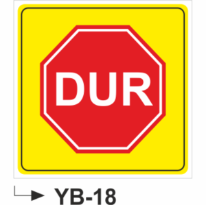 YB-18 - Uyarı Levhası