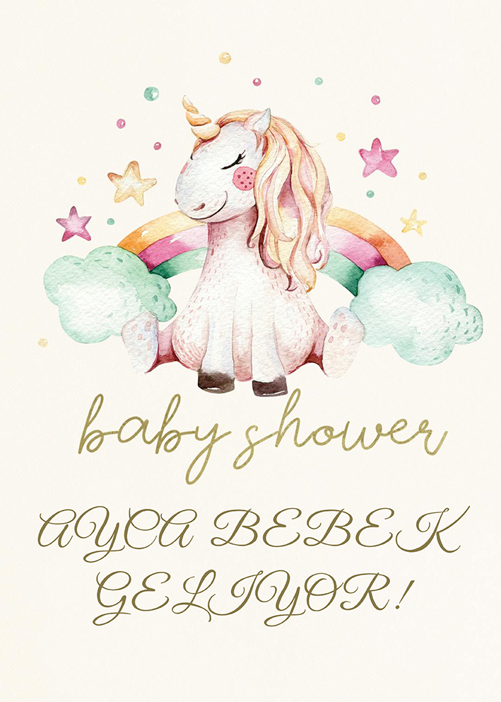Baby Shower Karşılama Panosu (KRP077)
