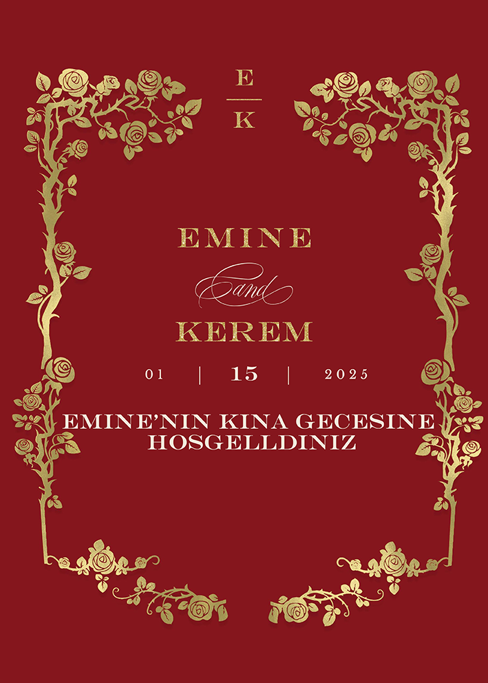 Kına Karşılama Panosu (KRP0086)