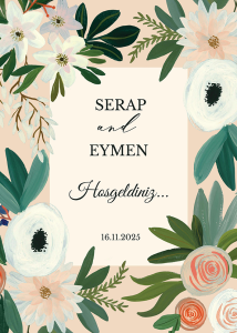 Düğün Karşılama Panosu (KRP0090)