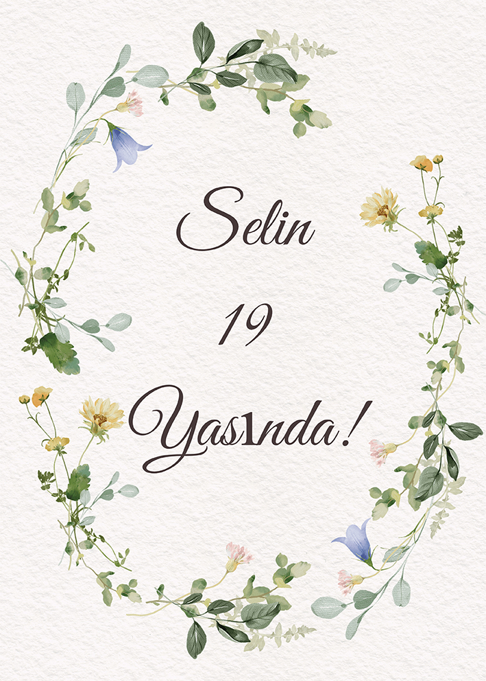 Doğum Günü Karşılama Panosu (KRP0117)