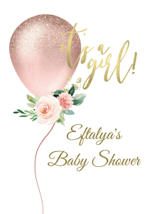 Baby Shower Karşılama Panosu (KRP0131)