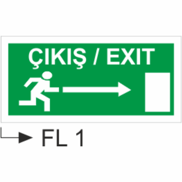 Çıkış/Exıt - Uyarı Levhaları