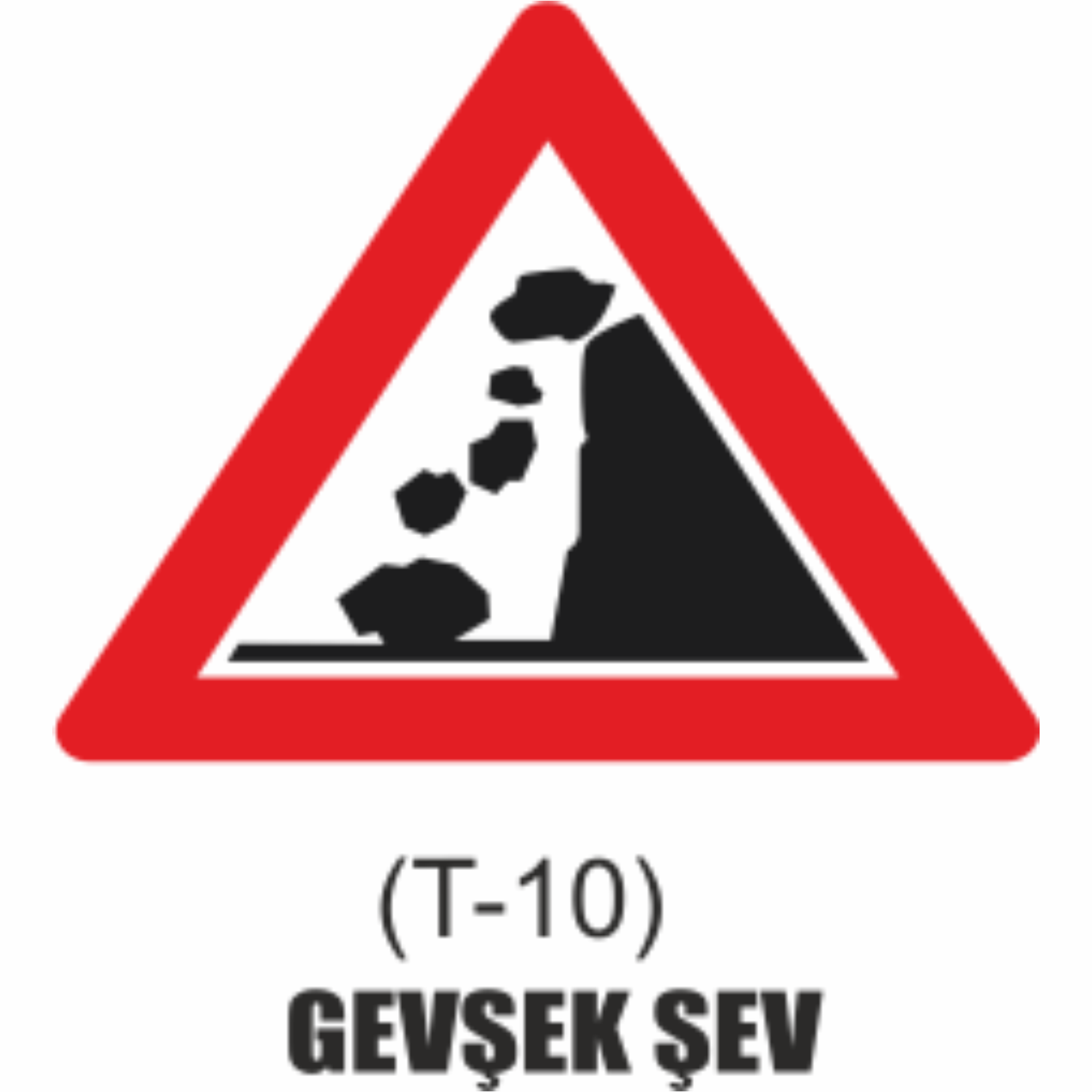 Gevşek Şev Tabelası- Uyarı Levhaları