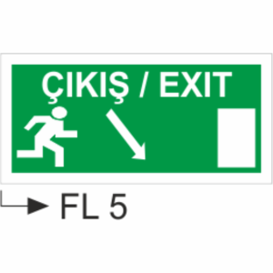 Çıkış/Exıt - Uyarı Levhaları