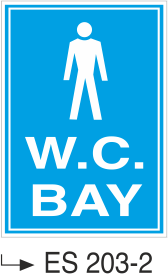 W.C. Bay - Uyarı Levhası