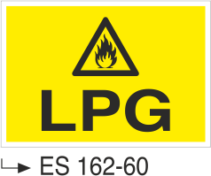 Lpg- Uyarı  Levhası