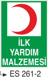 İlk Yardım Malzemesi  -Uyarı Levhası