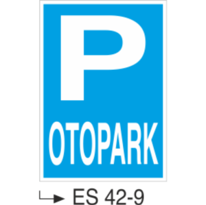 Otopark-Uyarı Levhası
