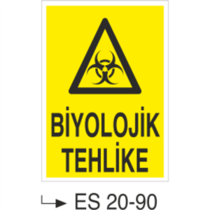 Biyolojik Tehlike- Uyarı  Levhası