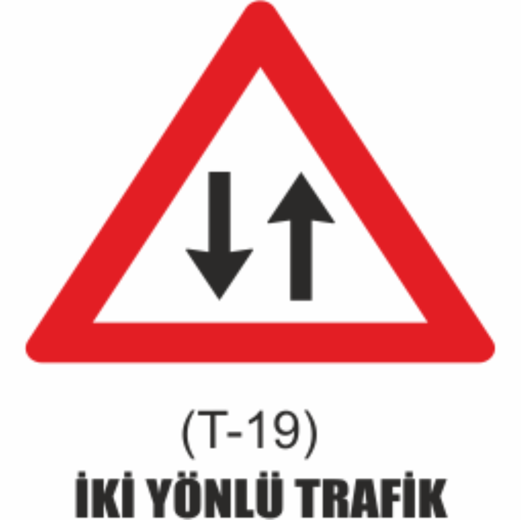 İki Yönlü Trafik Tabelası- Uyarı Levhaları