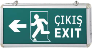 Ledli Acil Çıkış Sağ Sol ZMR ve Cata
