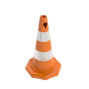 Ecolight Trafik Konisi 50 Cm Çift Reflektifli Stok kodu: (502808R2ECO)