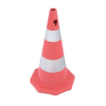Pvc Trafik Konisi 70 Cm Çift Reflektifli  (ADL702808R2)