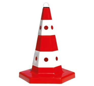 Kedi Gözlü Trafik Konisi 52 Cm  (ADL12301)