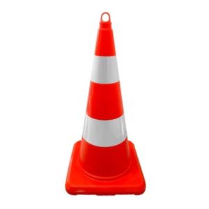 Pvc Trafik Konisi 75 Cm Çift Reflektifli Trafik Dubası  (ADL12309)
