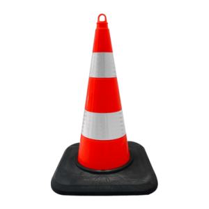 Pvc Trafik Konisi 75 Cm Çift Reflektifli Ağırlıklı Trafik Dubası  (ADL12315)