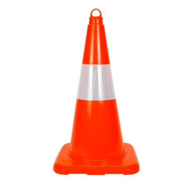 Pvc Trafik Konisi 50 Cm Reflektifli Trafik Dubası  (ADL12306)