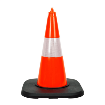 Pvc Trafik Konisi 50 Cm Reflektifli Ağırlıklı Trafik Dubası  (ADL12326)