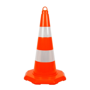 Pvc Trafik Konisi 52 Cm Çift Reflektifli Trafik Dubası  (ADL12332)