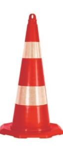 Tpe Trafik Konisi 70 Cm Çift Reflektifli Trafik Dubası  (ADL12376)